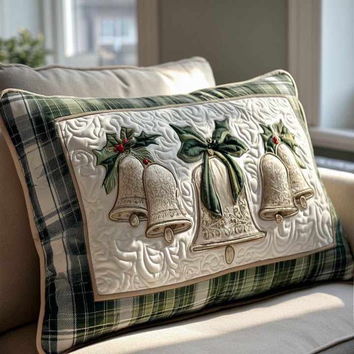 Golden Jingle Quilted Bedding Pillow Case