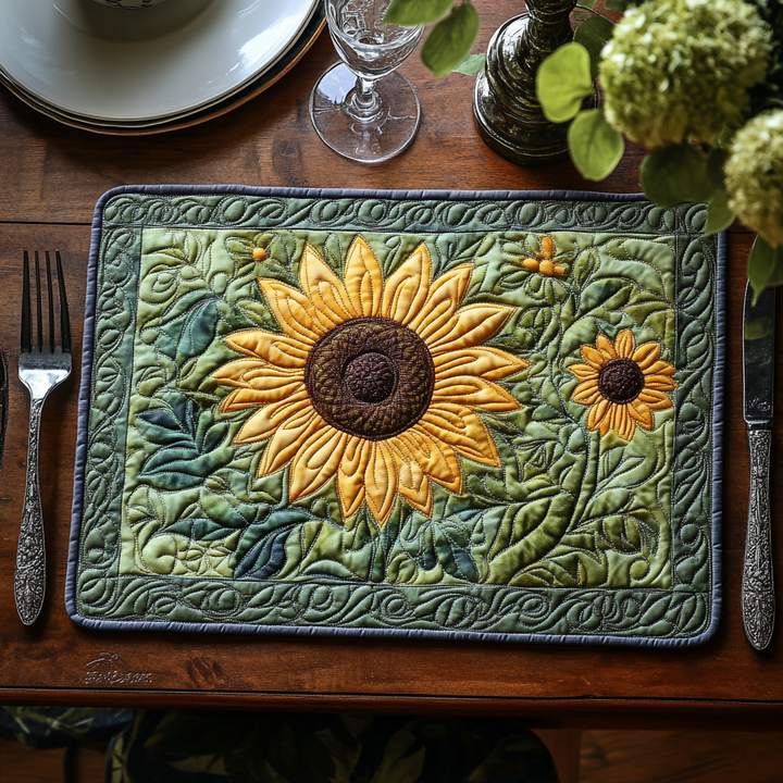 Golden Horizon Quilted Place Mat