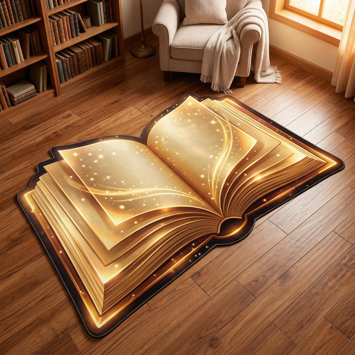 Golden Pages Custom Shape Area Rug