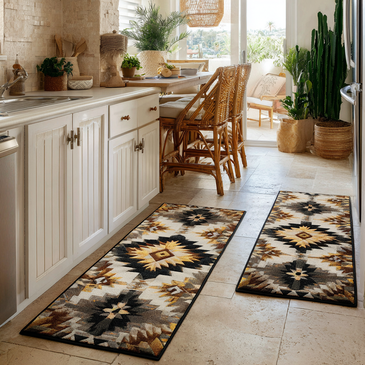 Golden Path Kitchen Area Rug