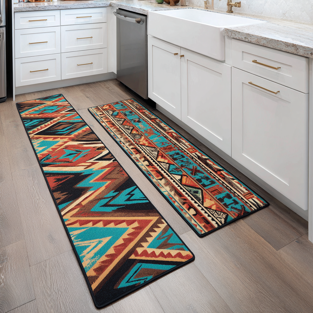Native Kitchen Area Rug