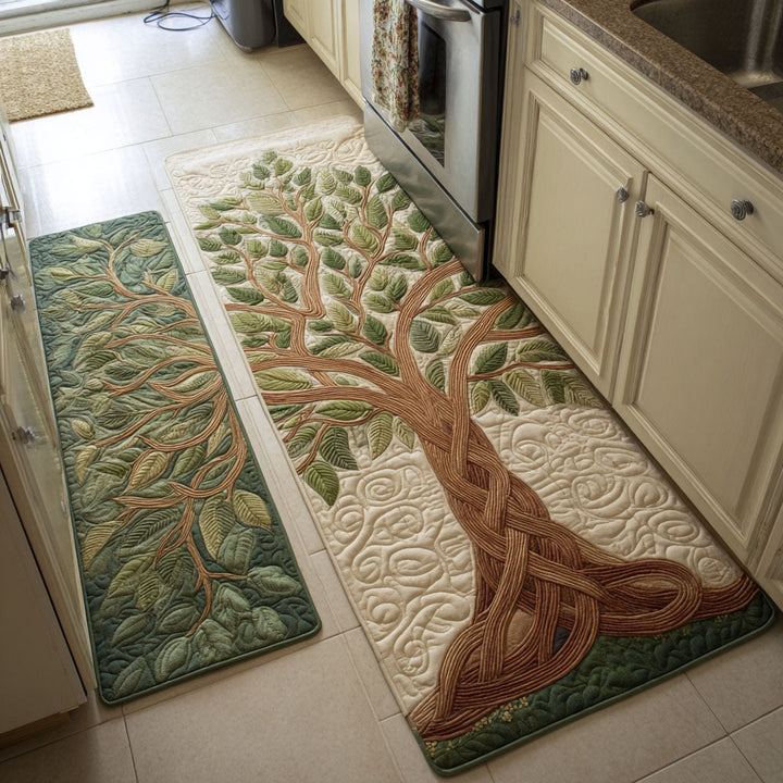 Golden Tree Kitchen Area Rug