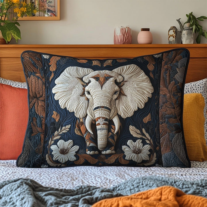 Grey Majesty Quilted Bedding Pillow Case