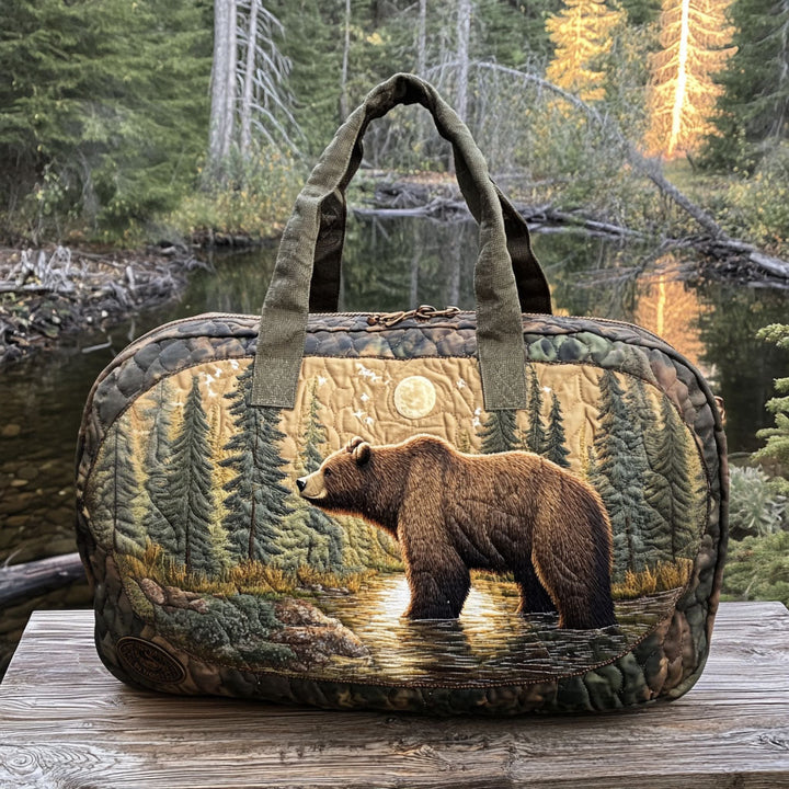 Grizzly Crossing Quilted Duffle Bag