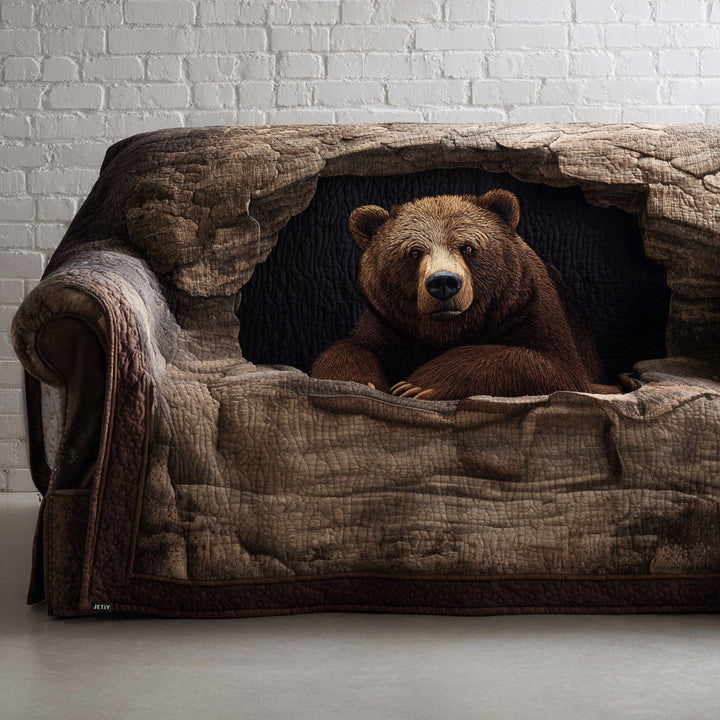 Wild Animal Quilted Sofa Cover