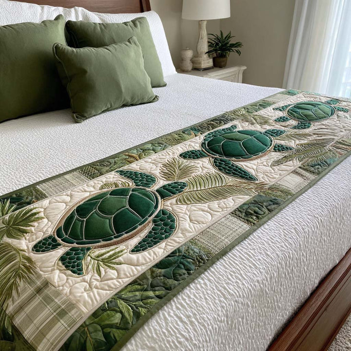 Guardian of the Reef Quilted Bed Runner