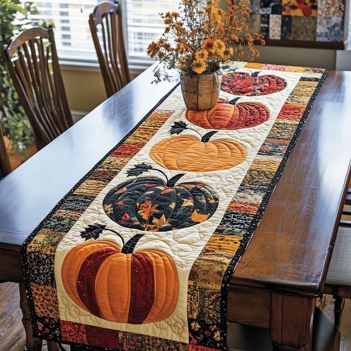 Halloween Harvest Quilted Table Runner