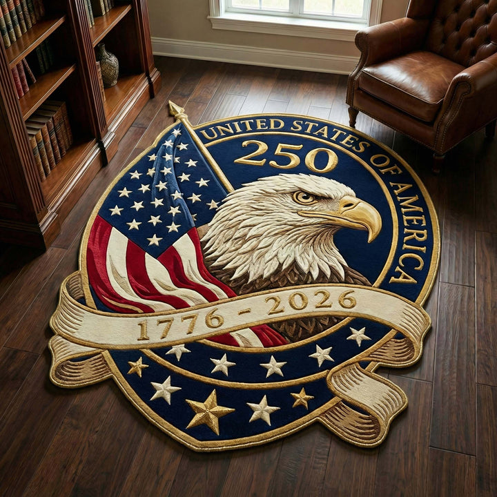Heritage Eagle Custom Shape Area Rug