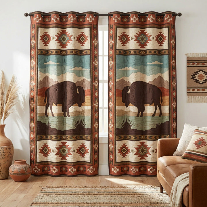 Heritage Plains Quilted Curtains