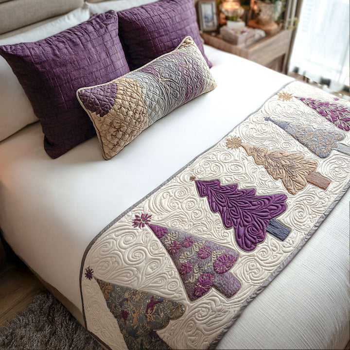 Holiday Spark Quilted Bed Runner