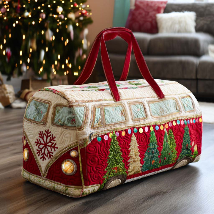 Holiday Van Quilted Duffle Bag