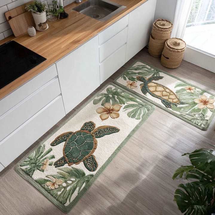 Hula Shell Kitchen Area Rug