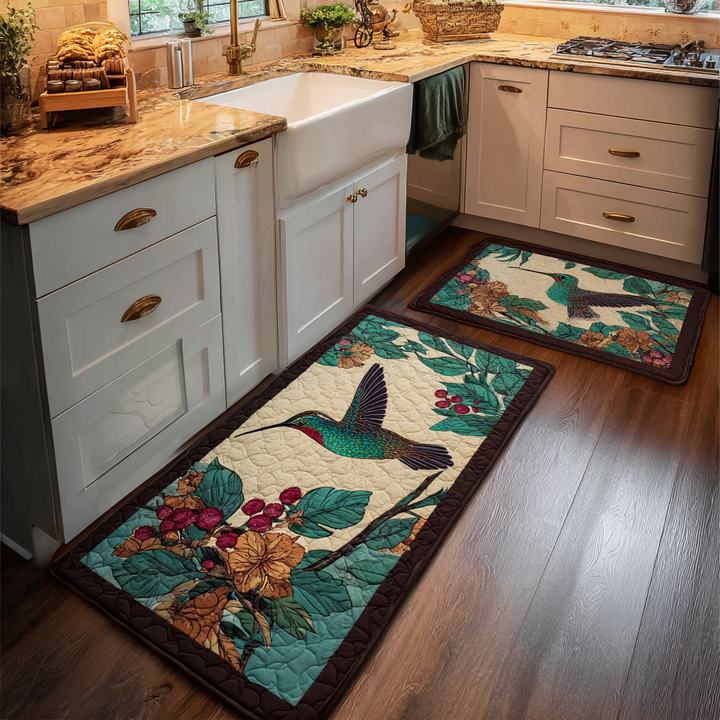 Hummingbird Harmony Kitchen Area Rug