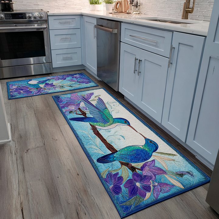Hummingbird Harmony Kitchen Area Rug