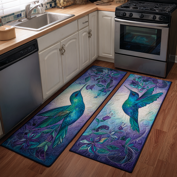 Hummingbird Light Kitchen Area Rug
