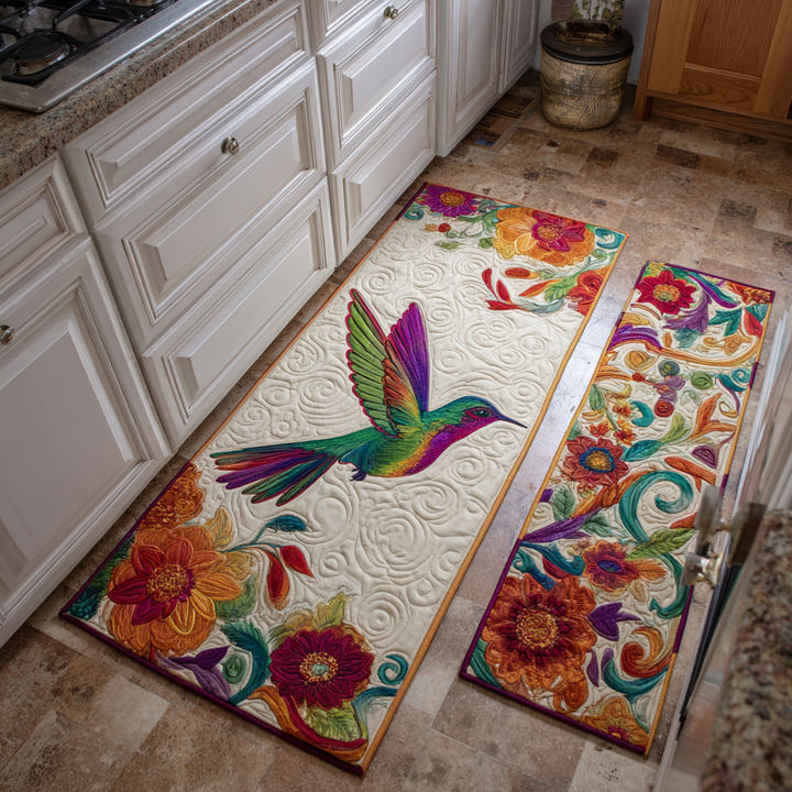 Hummingbird Spirit Kitchen Area Rug