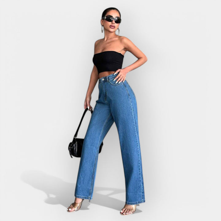Mia - High jeans with a comfortable wide cut
