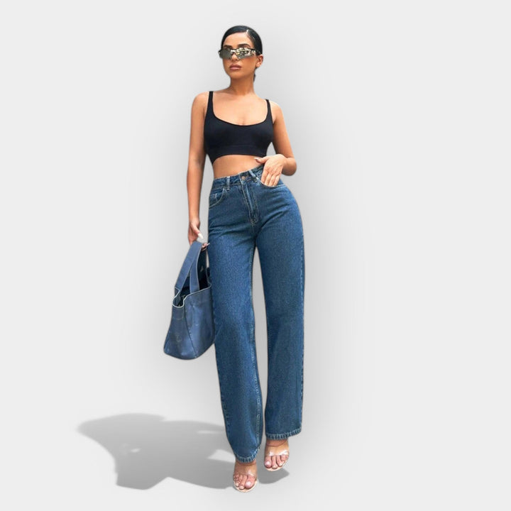 Mia - High jeans with a comfortable wide cut