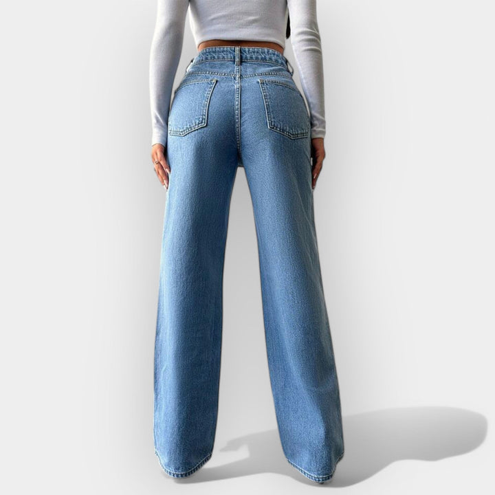 Mia - High jeans with a comfortable wide cut