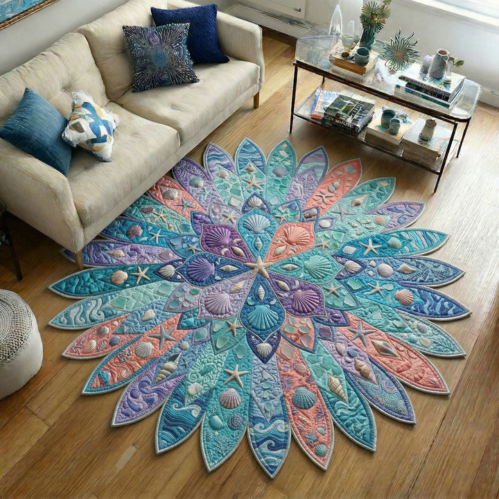 Infinite Spiral Custom Shape Area Rug
