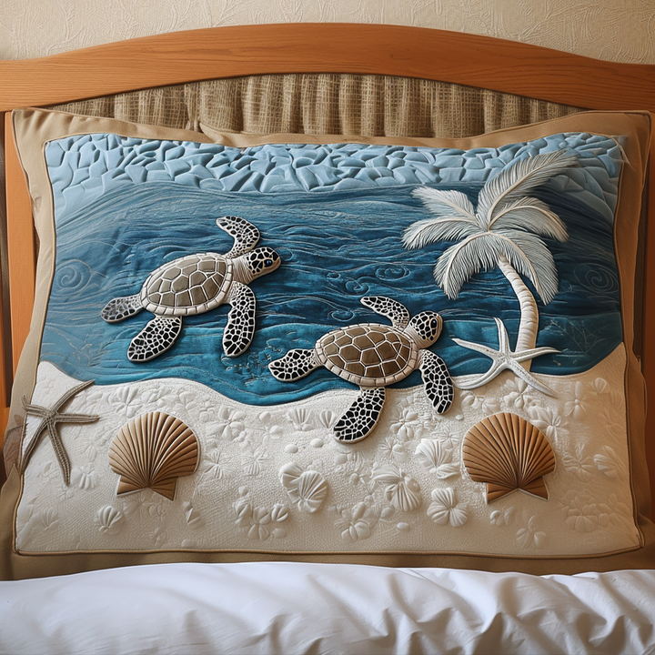 Island Roamer Quilted Bedding Pillow Case