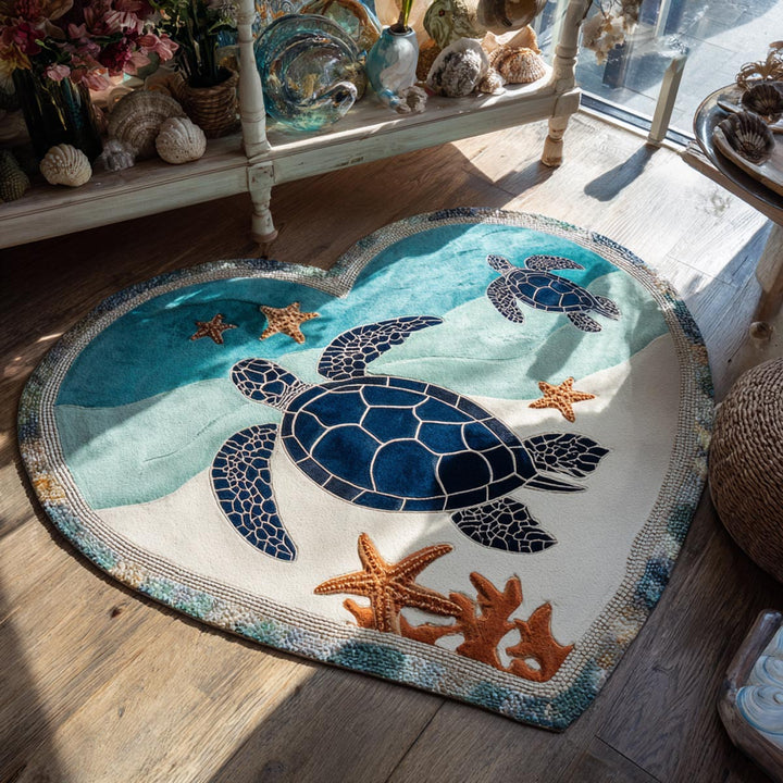 Island Calm Custom Shape Area Rug