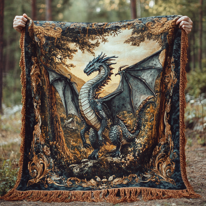 Legends of the Winged Guardian Woven Sofa Blanket