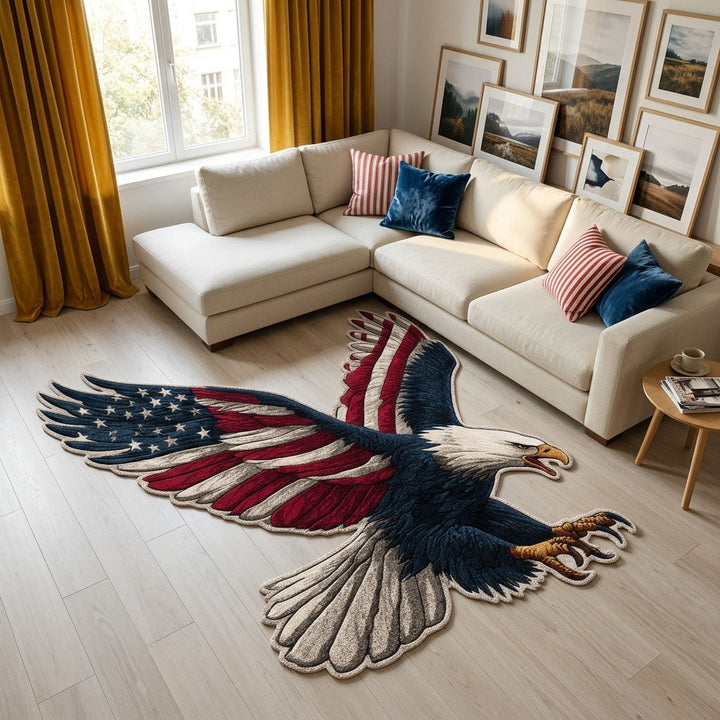 Liberty Wings Custom Shape Area Rug