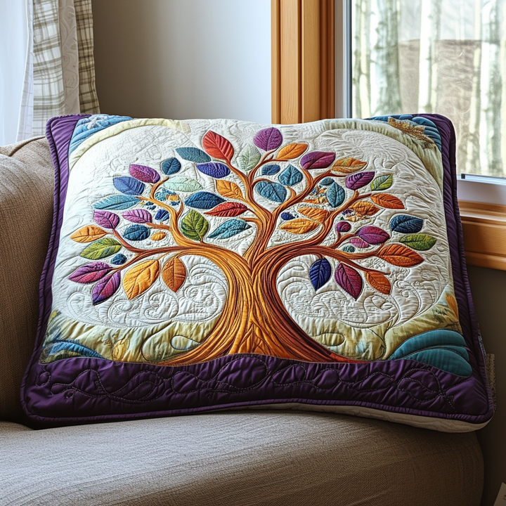 Life Circle Quilted Bedding Pillow Case