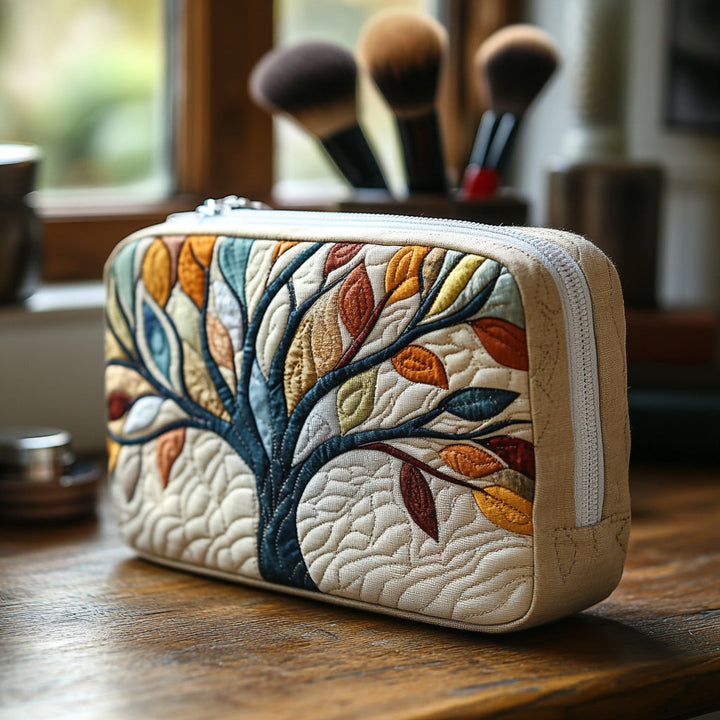 Life Embrace Quilted Makeup Bag