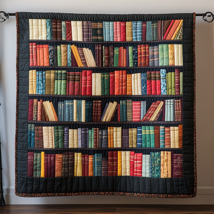 Literary Haven Quilted Blanket