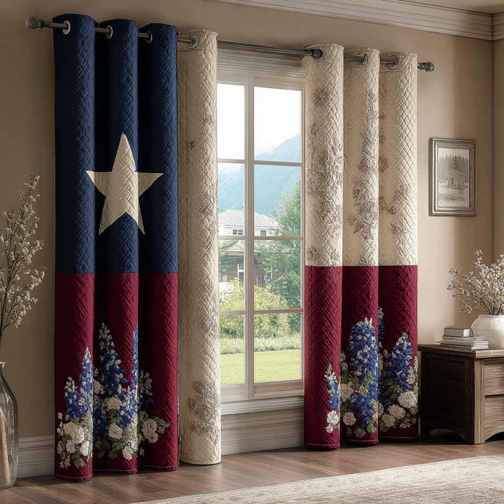 Lone Star Quilted Curtains