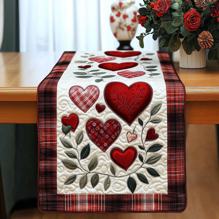Love Journey Quilted Table Runner