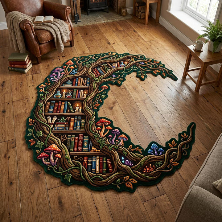 Lunar Wisdom Custom Shape Area Rug