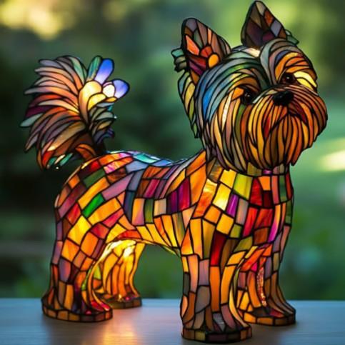 Cheerful Yorkshire Terrier