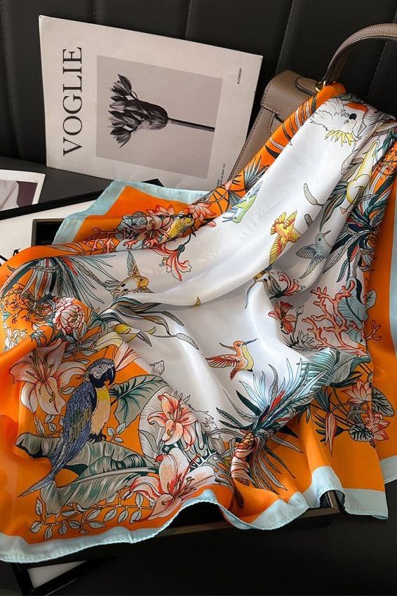 Malene - Cecile's silk scarf