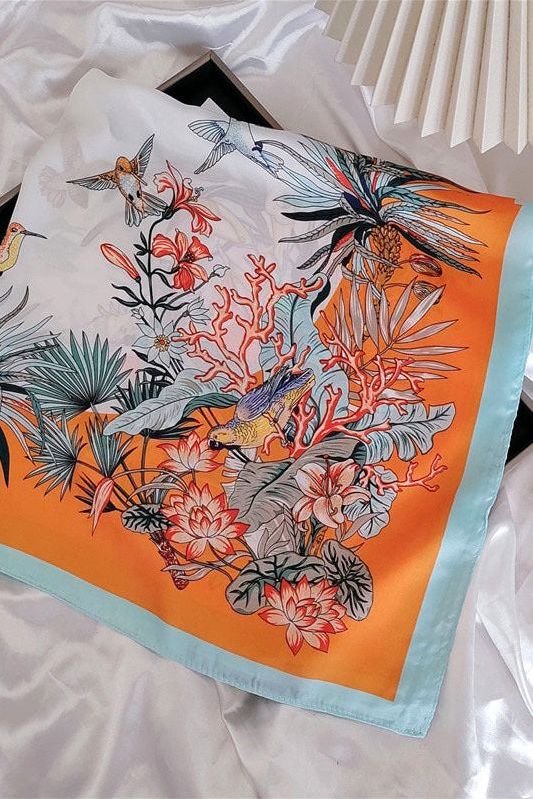 Malene - Cecile's silk scarf