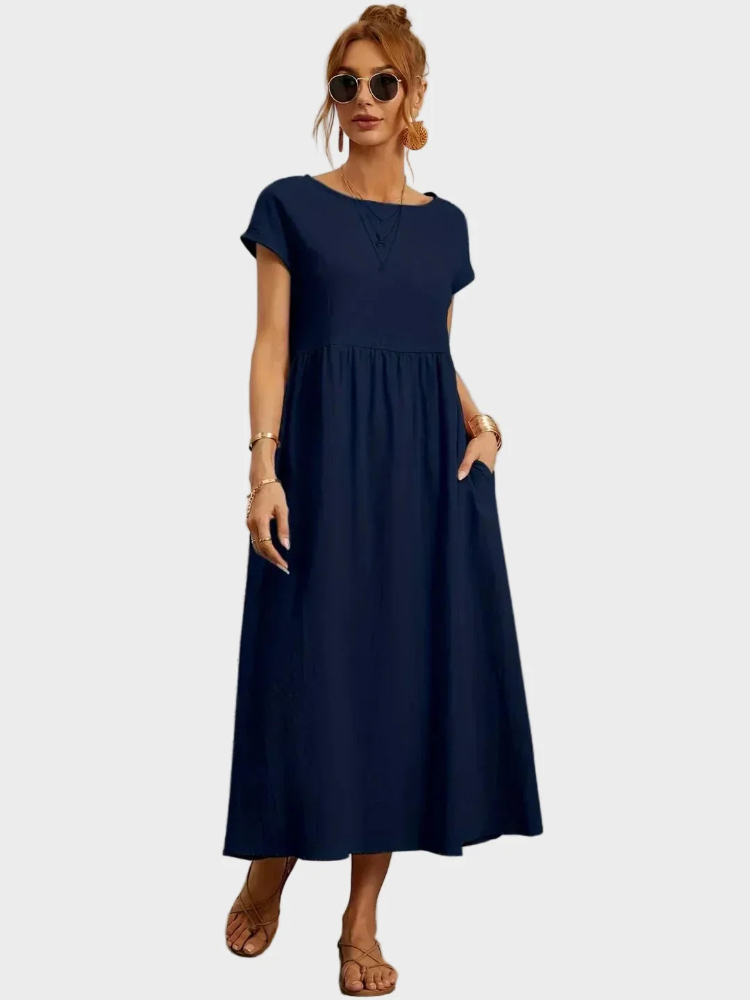 Gabrielle™ - Midi dress with an elegant, timeless style