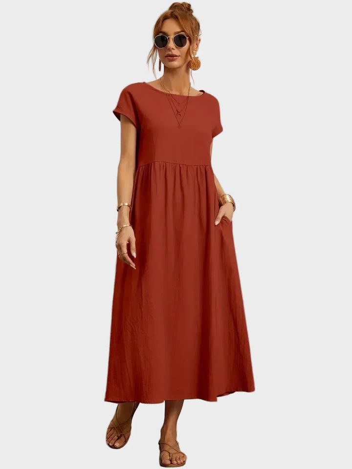 Gabrielle™ - Midi dress with an elegant, timeless style