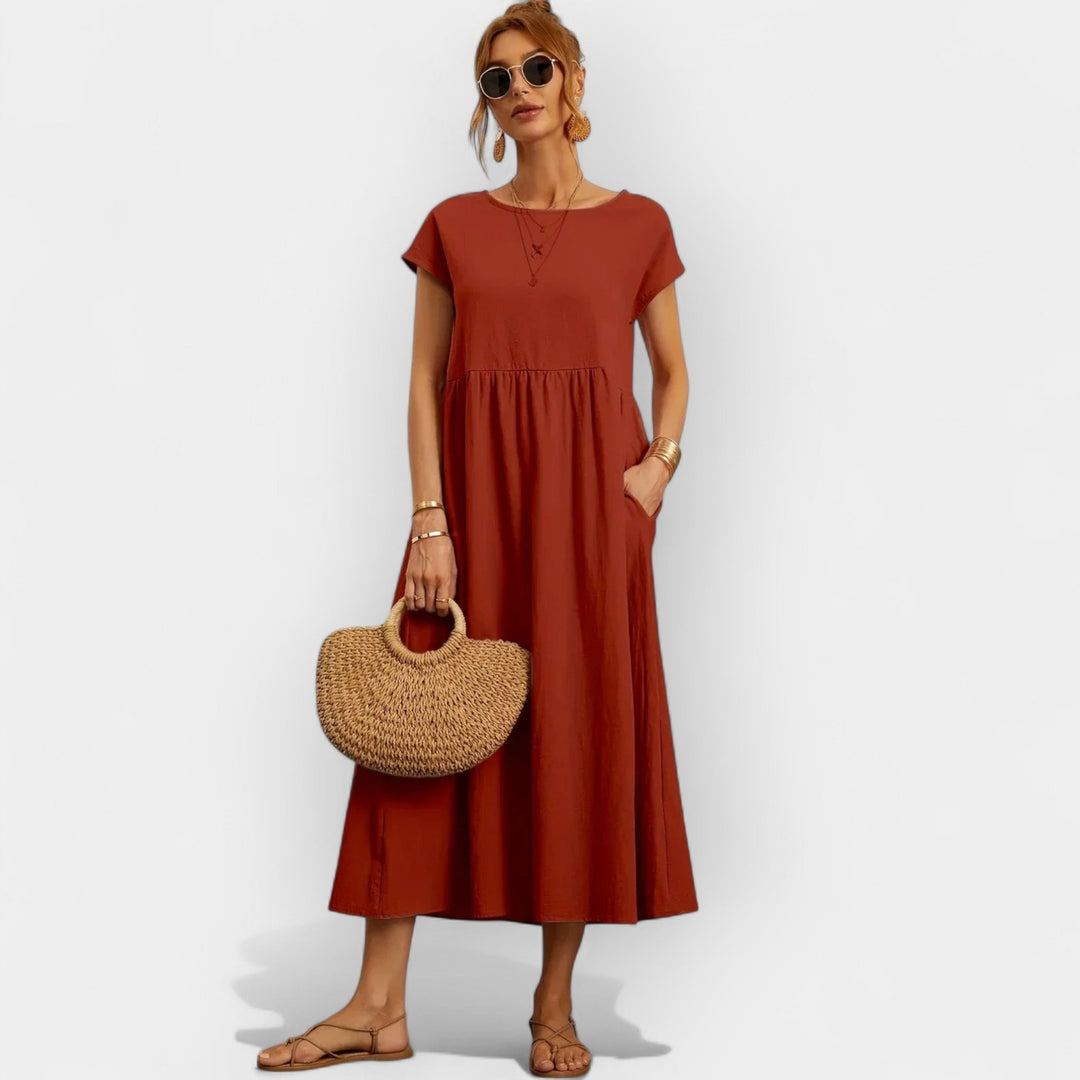 Light cotton dresses with pockets