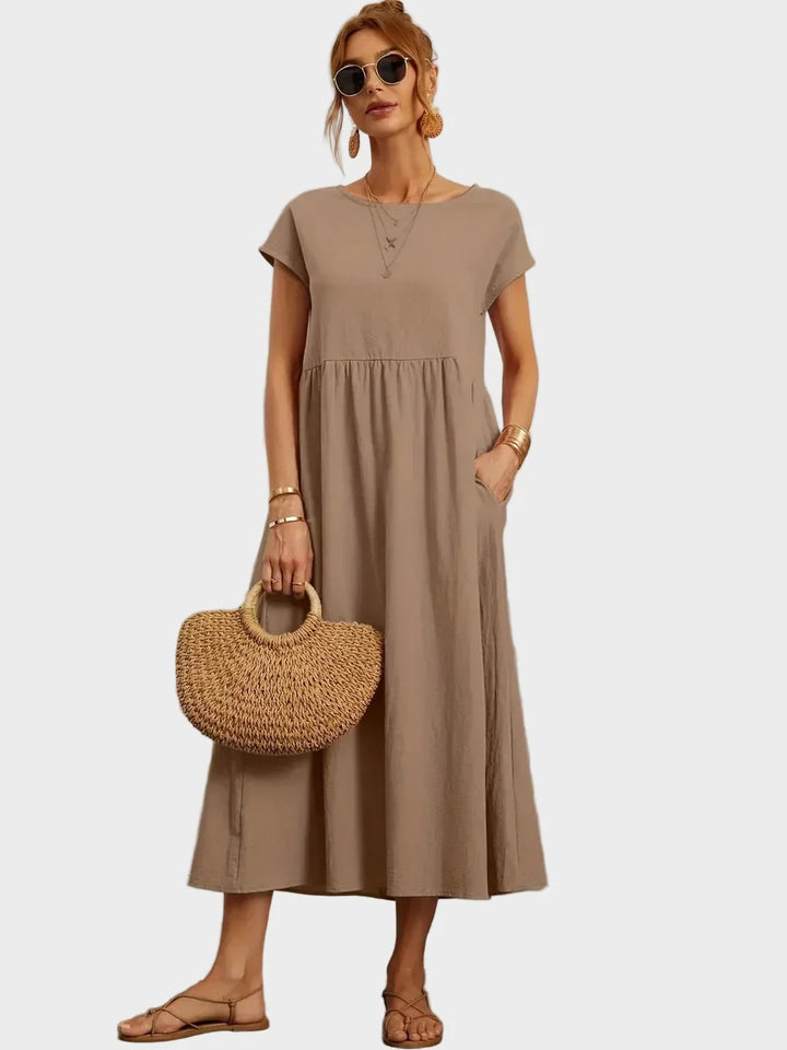 Gabrielle™ - Midi dress with an elegant, timeless style