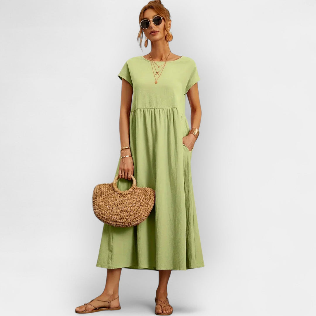 Light cotton dresses with pockets