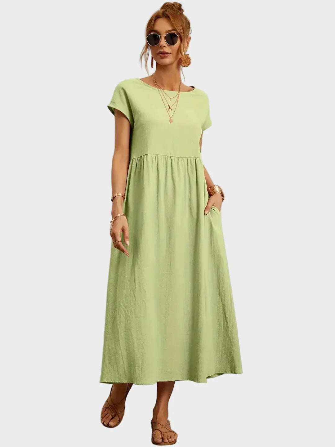 Gabrielle™ - Midi dress with an elegant, timeless style