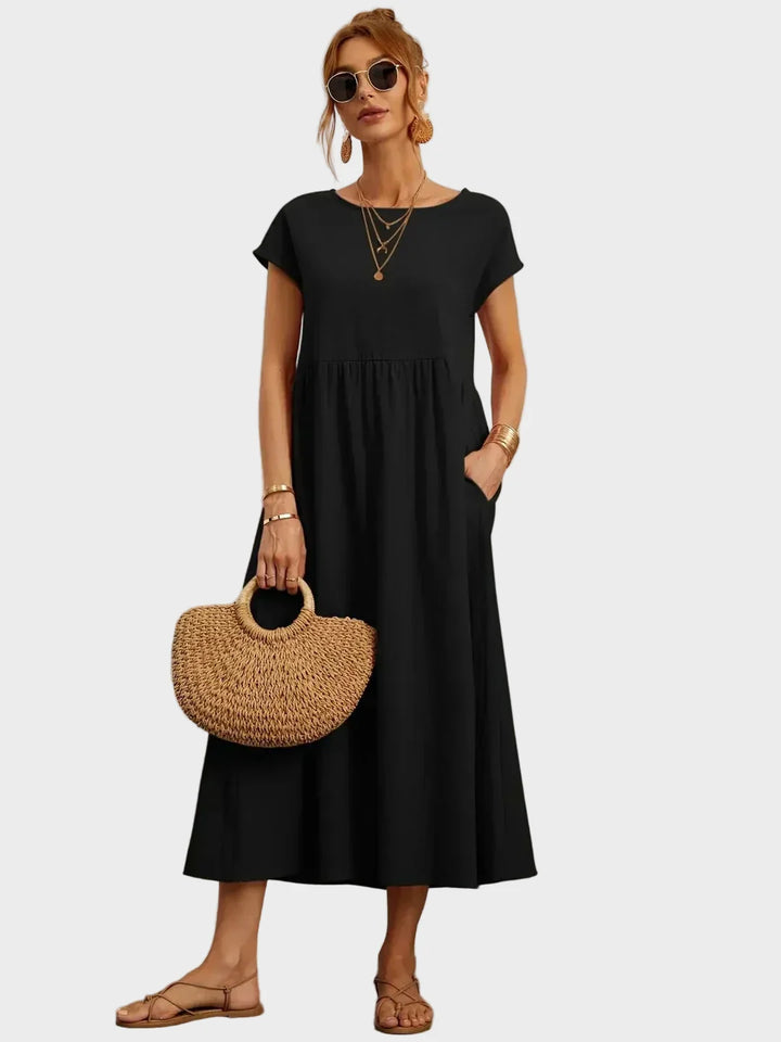 Gabrielle™ - Midi dress with an elegant, timeless style