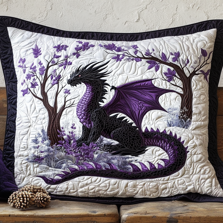 Midnight Fury Quilted Bedding Pillow Case