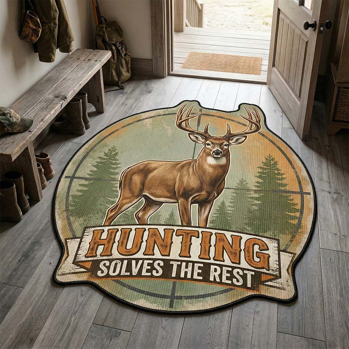 Mountain Sanctuary Custom Shape Area Rug