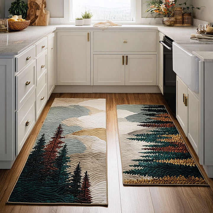 Mountain View Kitchen Area Rug