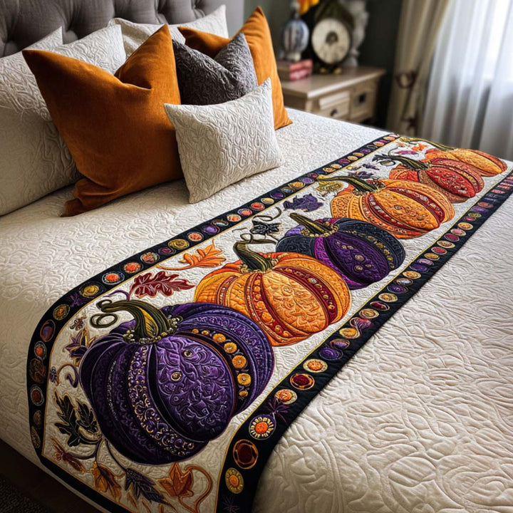 Mystic Shadows Quilted Bed Runner