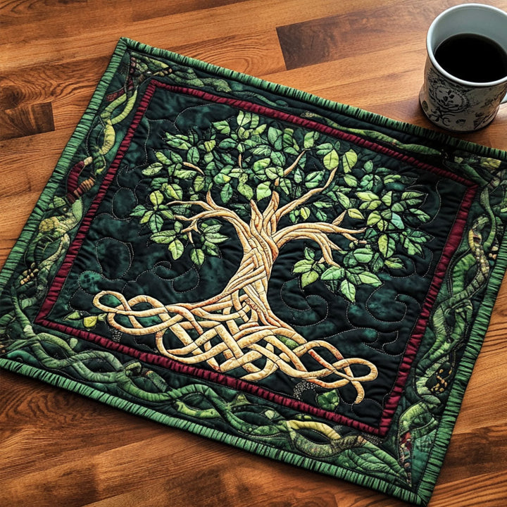 Mystic Tree Quilted Placemat