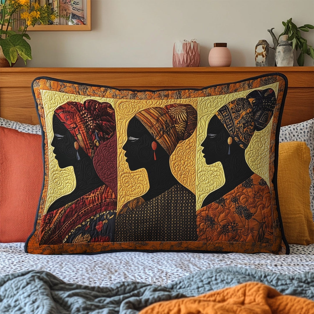 Afro Chic Quilted Bedding Pillow Case